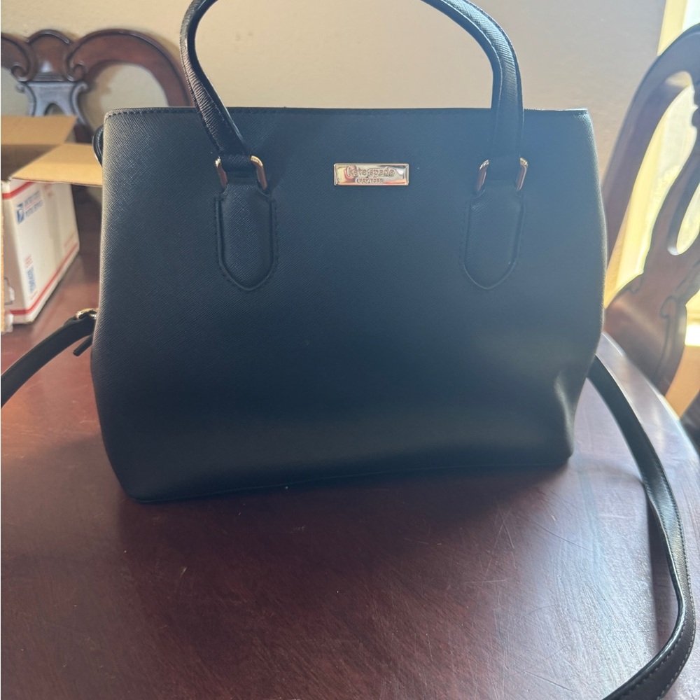 Kate Spade (Broken Zipper) Black Crossbody Bag